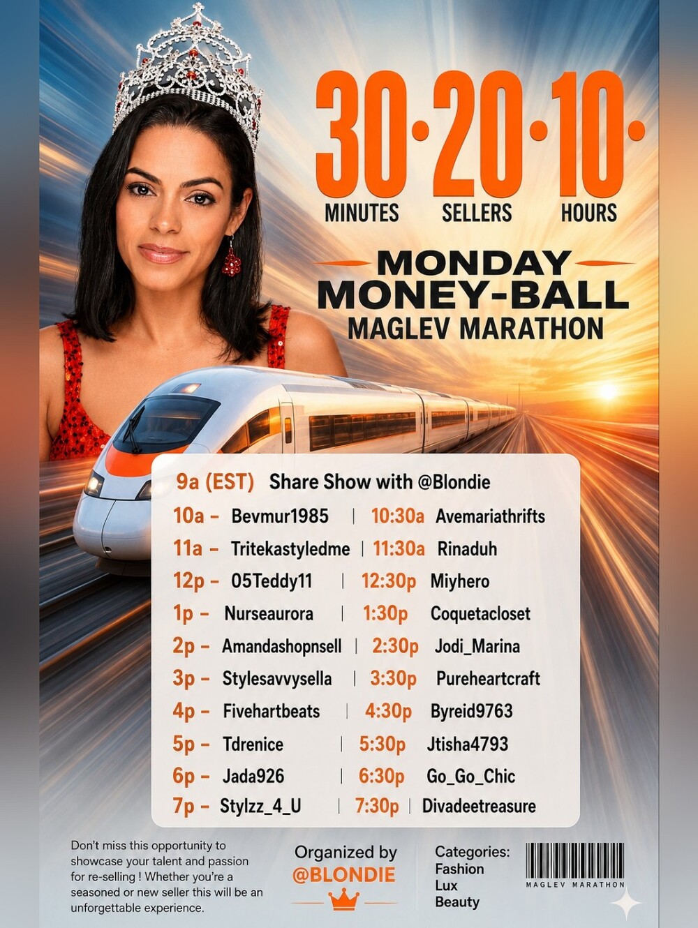 5.18 Unlisted Items Monday MoneyBall train